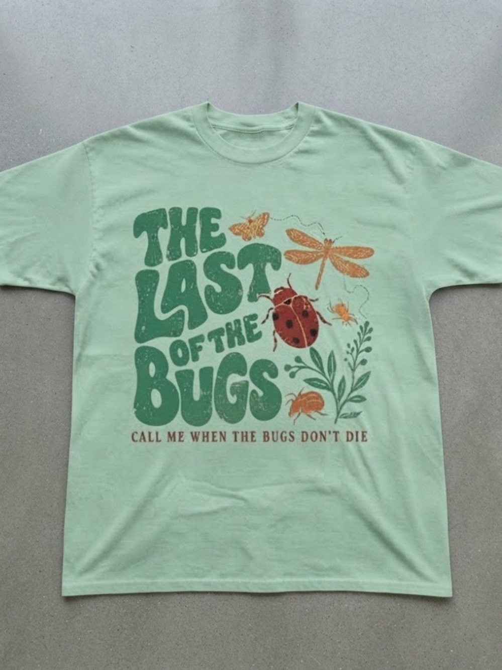 Noah Kahan The Last Of The Bugs Green Gildan T-Shirt